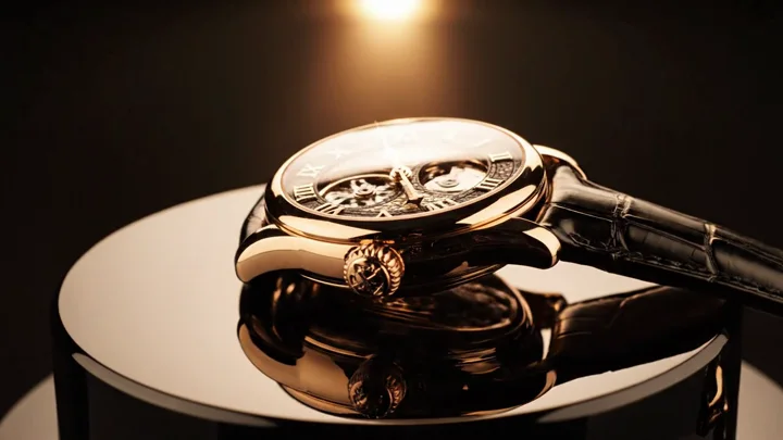 The same watch viewed from a different camera angle